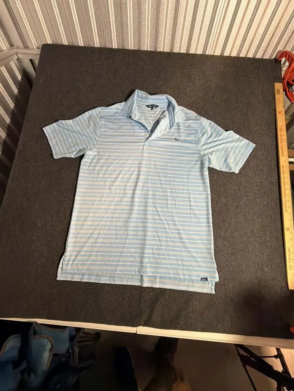 Simply Southern Men's Striped Performance Polo Shirt
